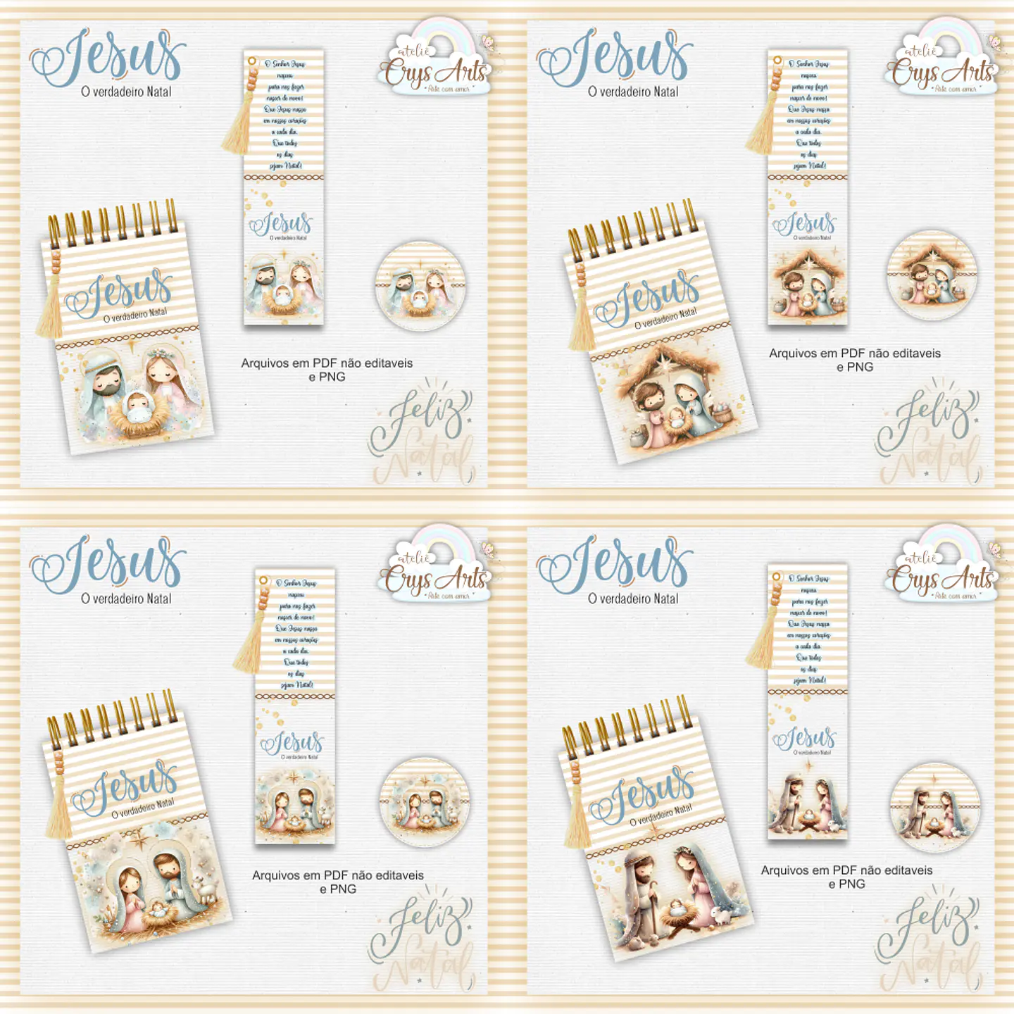 Arquivo Natal Cristão, Jesus o verdadeiro Natal - CRYS ARTS 1
