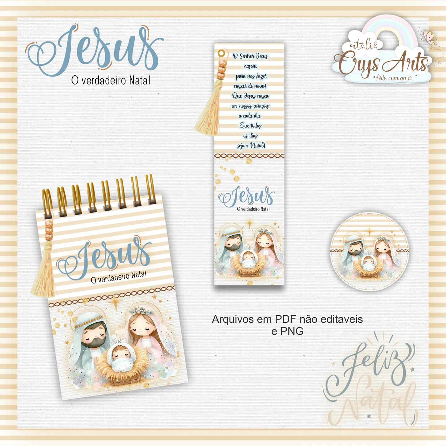 Arquivo Natal Cristão, Jesus o verdadeiro Natal - CRYS ARTS 2