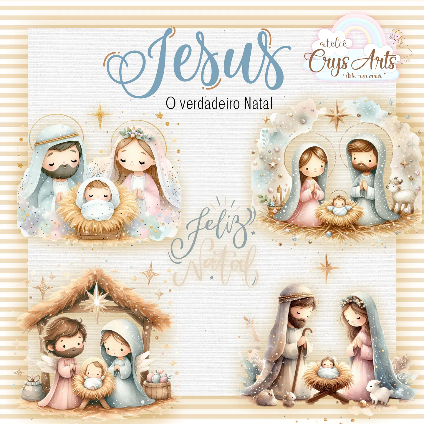 Arquivo Natal Cristão, Jesus o verdadeiro Natal - CRYS ARTS 3