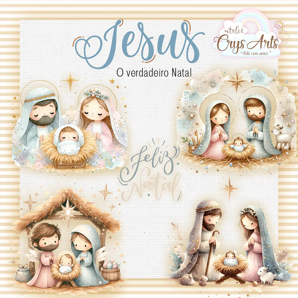 Arquivo Natal Cristão, Jesus o verdadeiro Natal - CRYS ARTS 3