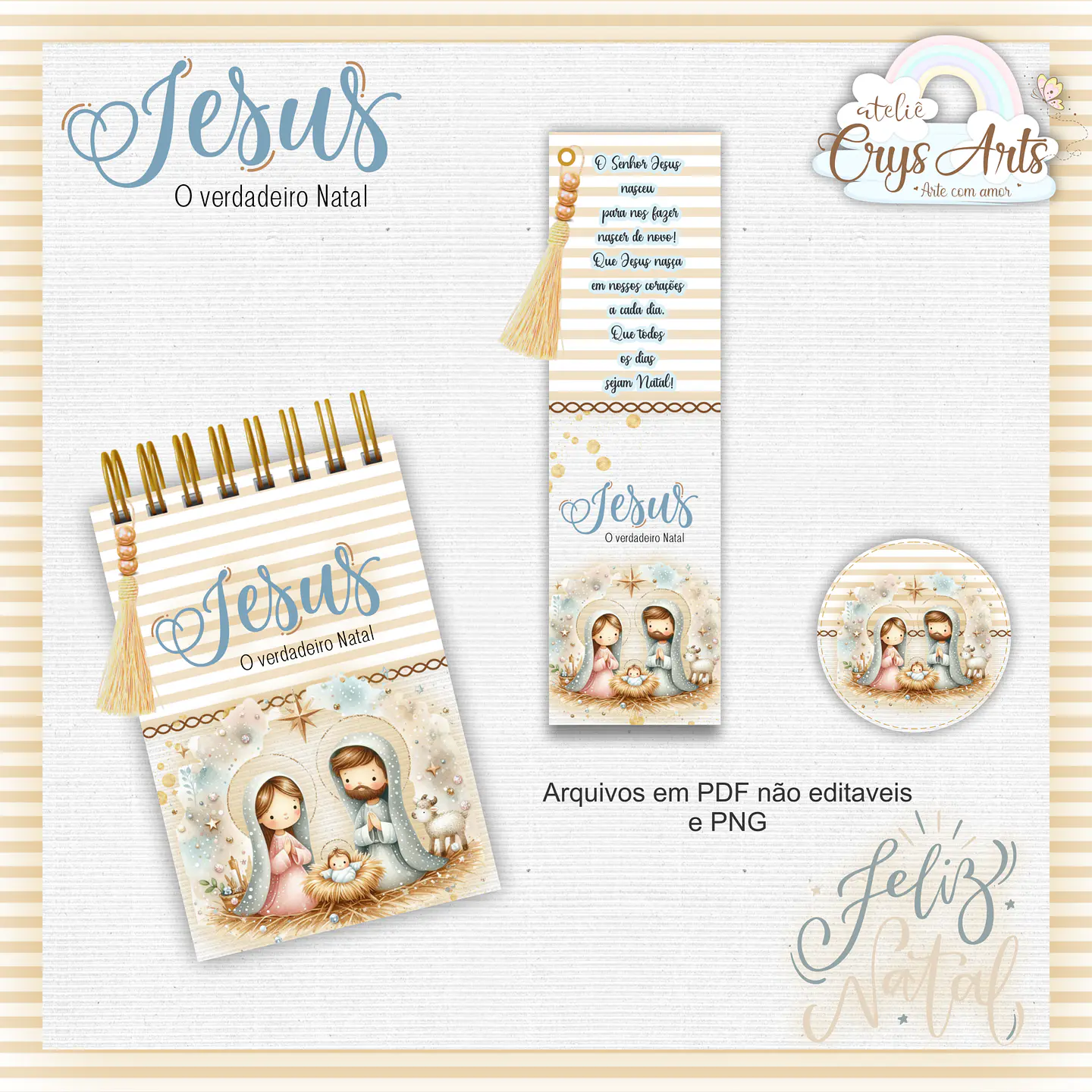 Arquivo Natal Cristão, Jesus o verdadeiro Natal - CRYS ARTS 5