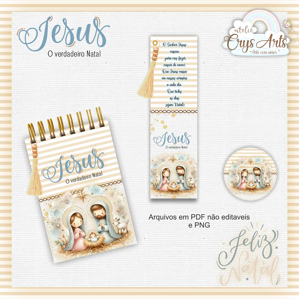 Arquivo Natal Cristão, Jesus o verdadeiro Natal - CRYS ARTS 5