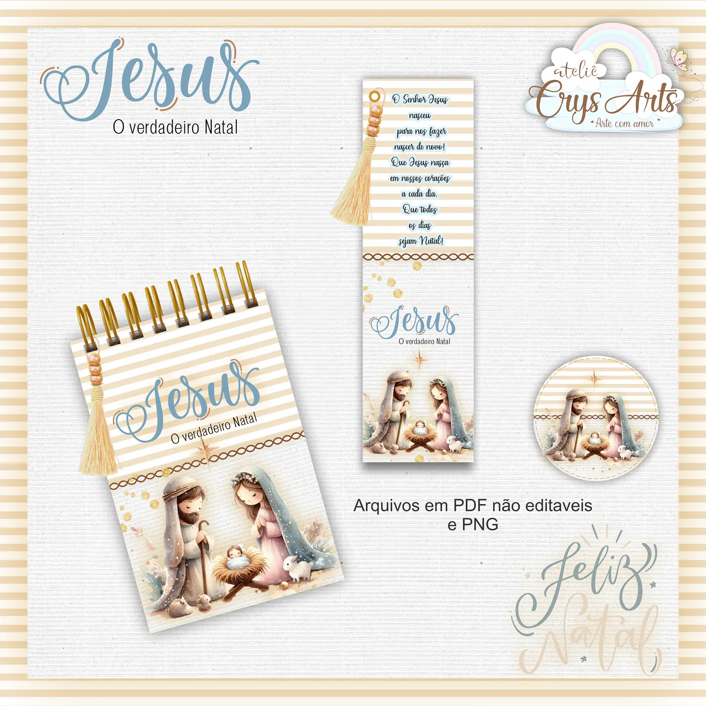 Arquivo Natal Cristão, Jesus o verdadeiro Natal - CRYS ARTS 6