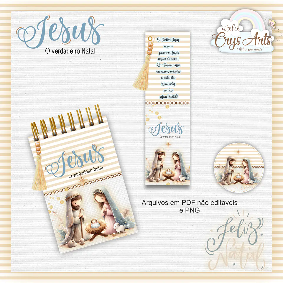 Arquivo Natal Cristão, Jesus o verdadeiro Natal - CRYS ARTS 6