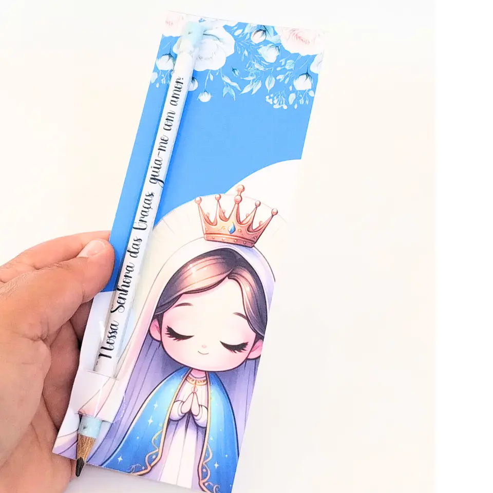Arquivo Kit Papelaria Nossa Senhora das Graças - Abelhinha Designer 7