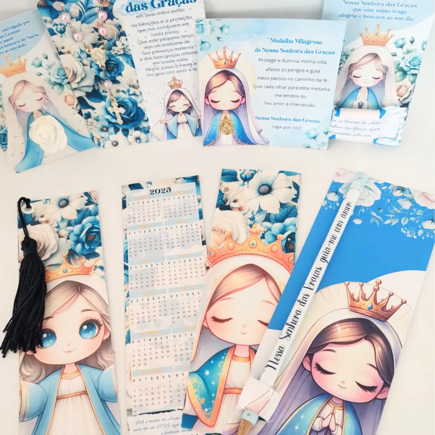 Arquivo Kit Papelaria Nossa Senhora das Graças - Abelhinha Designer 15
