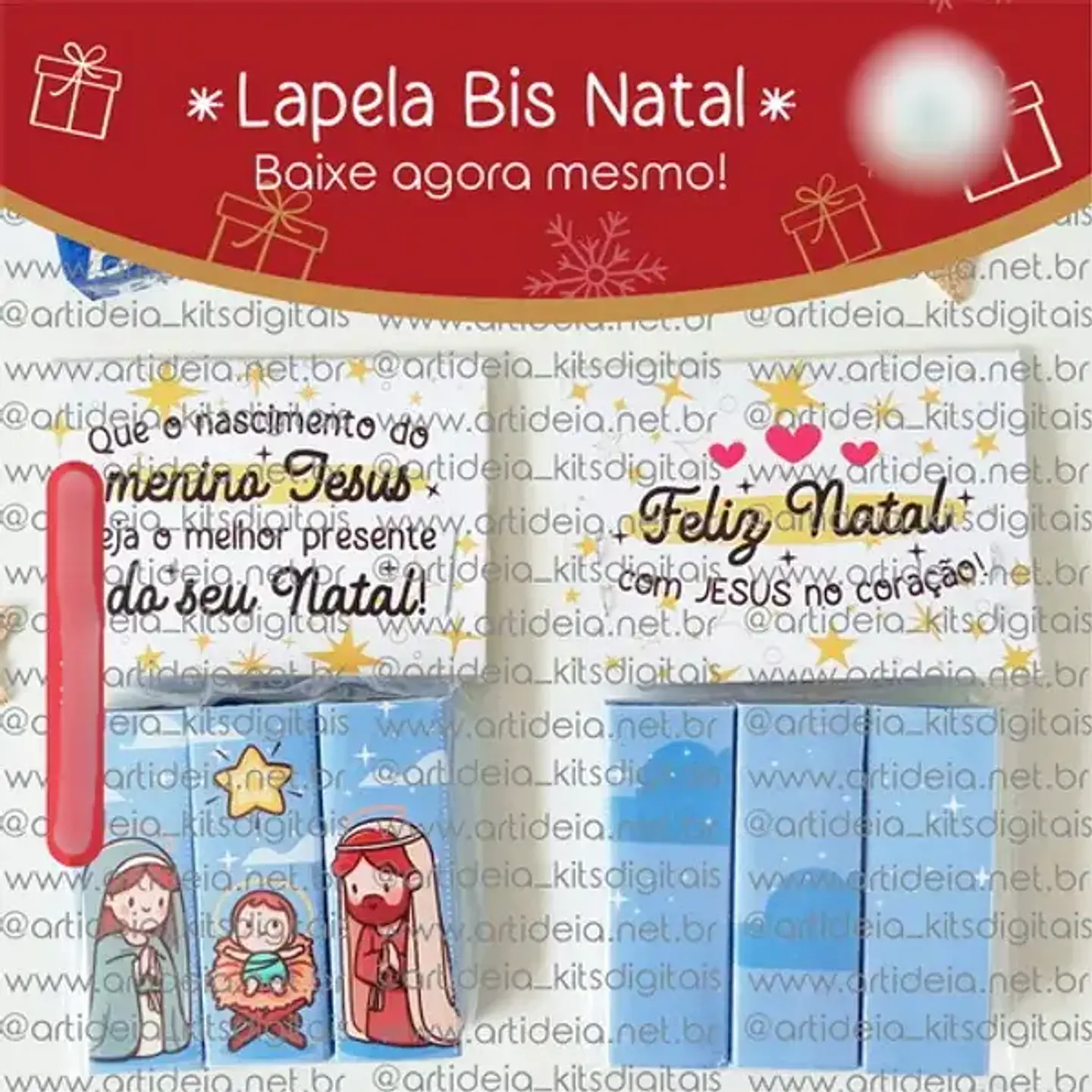 Arquivo Natal Cristão Lapela 3 Bis - ART IDEIA 1
