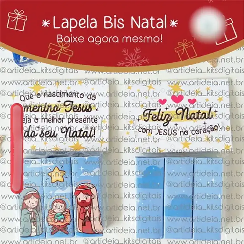 Arquivo Natal Cristão Lapela 3 Bis - ART IDEIA 1
