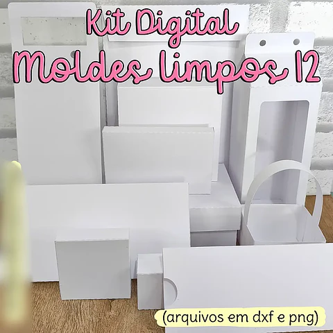 Arquivos de Corte Moldes Limpos 12 - Desenhitos da Jana