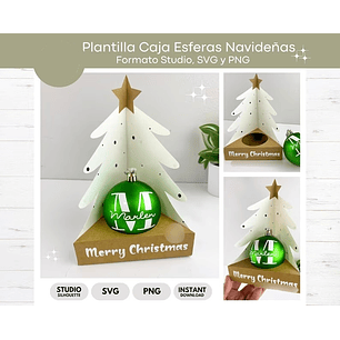 Arquivo Natal Suporte para Bolinha Árvore 