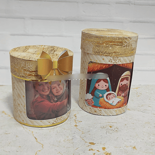 Arquivos Natal Caixas Redondas Dourada - KIF