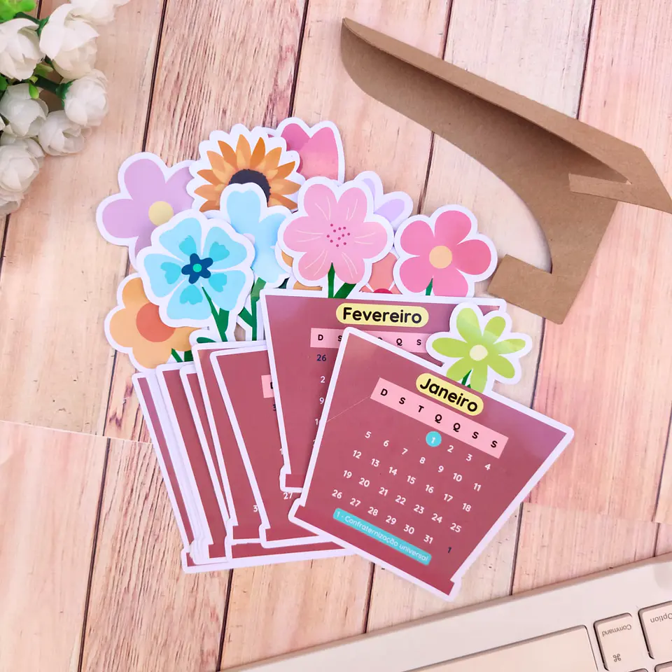 Arquivo Calendário 2025 Jarro de Flores - LOOPINHA 3
