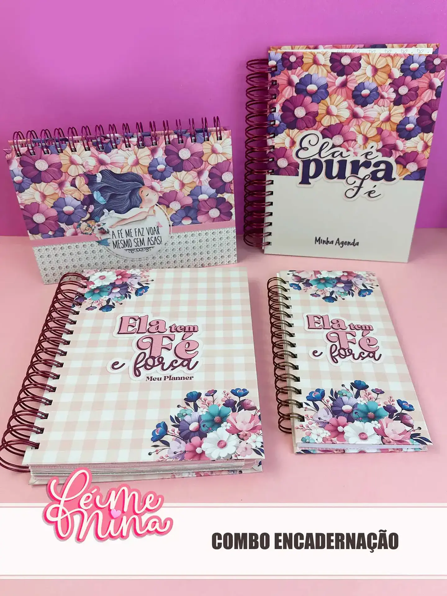 Arquivo Coleção Fé Menina Combo Encadernação 1