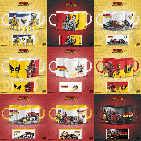 Arquivo Canecas DeadPool e Wolverine