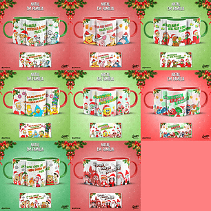 Arquivo Canecas Natal em Família - Personagens