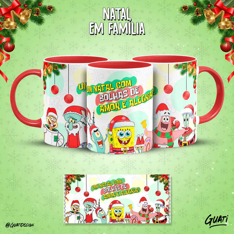 Arquivo Canecas Natal em Família - Personagens 2