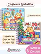 Arquivo Natal Livro de Colorir Capivara Natalina - Bia Shaina - Thumbnail 2