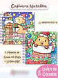 Arquivo Natal Livro de Colorir Capivara Natalina - Bia Shaina - Thumbnail 5