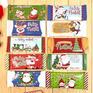 Arquivo Barra de Chocolate Natal