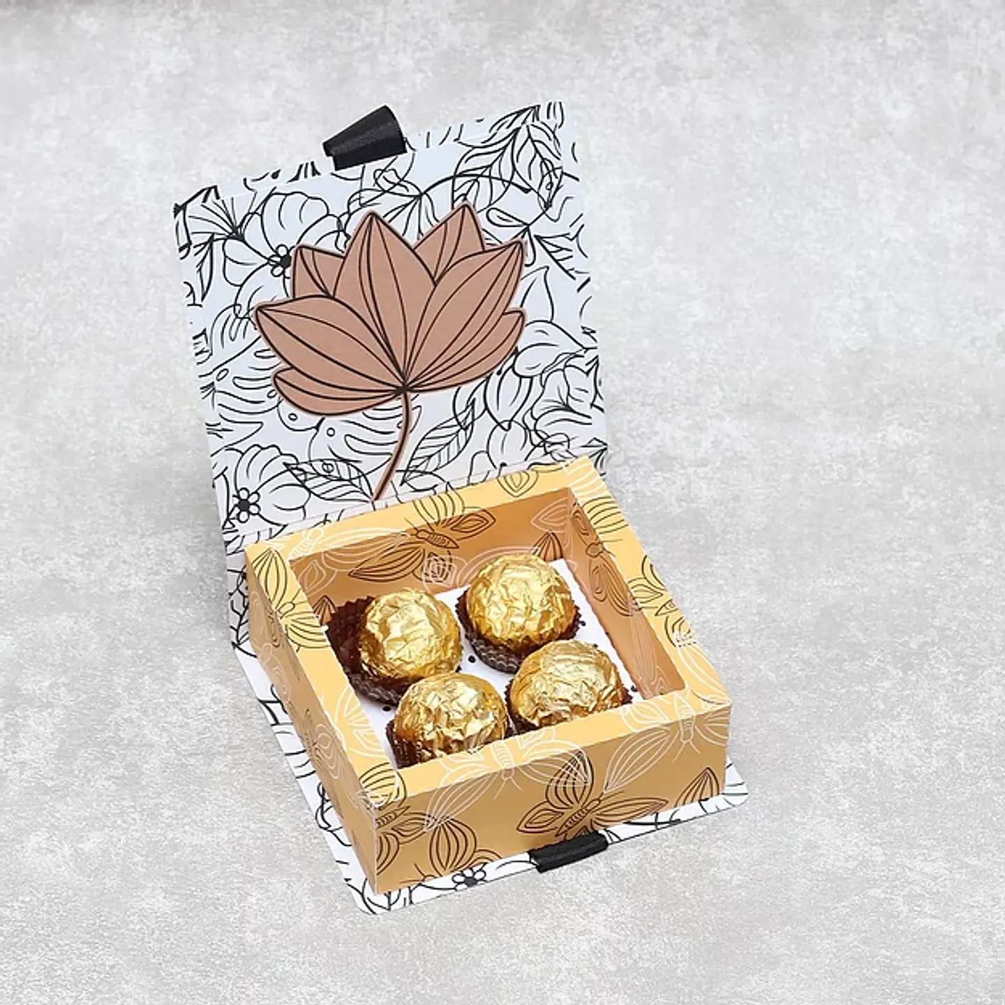 Arquivo de Corte Caixa 4 Doces Dia das Mães 1