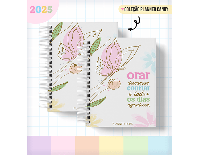 Arquivo Pack Planner Candy 2025 - LINA