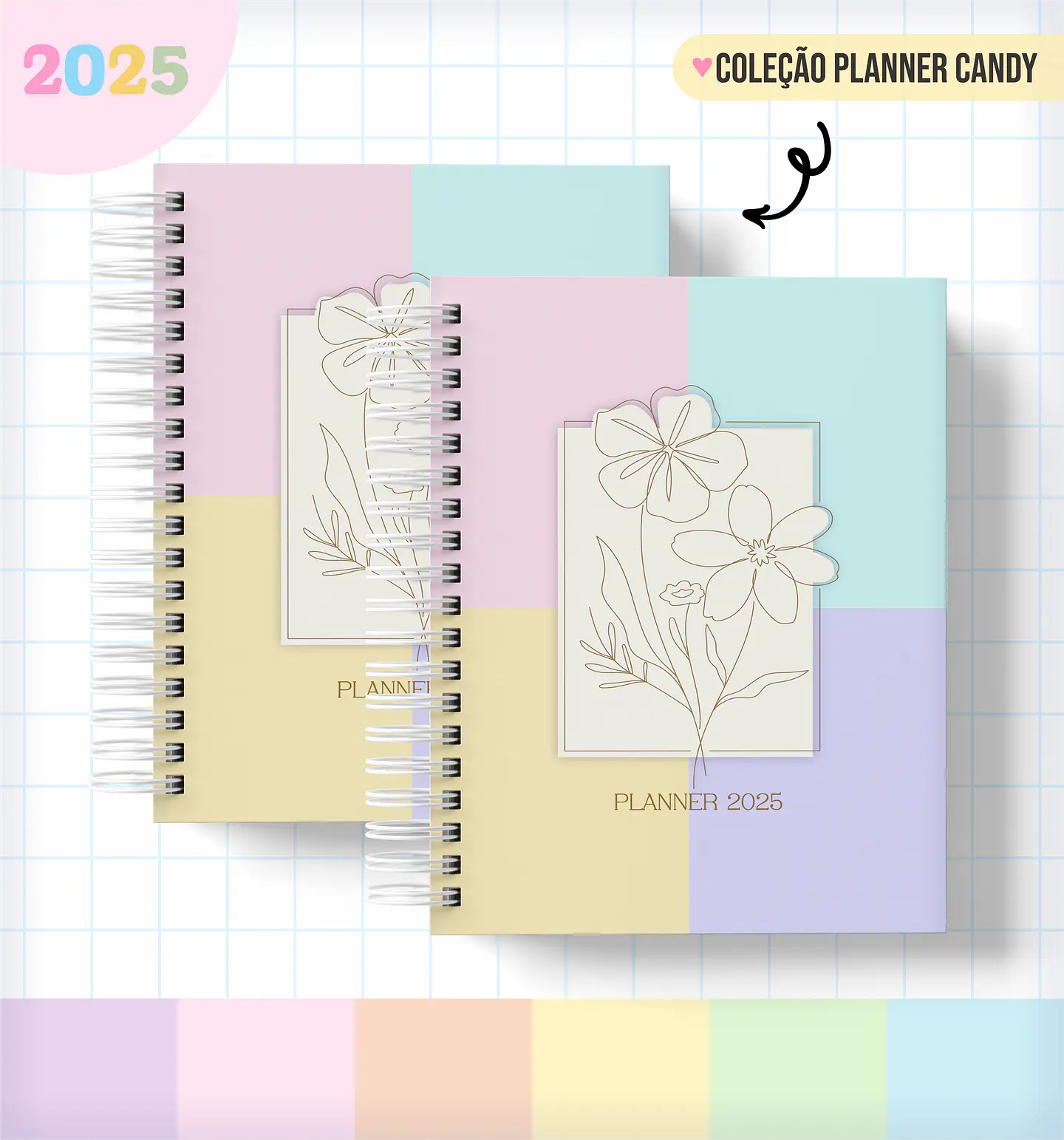 Arquivo Pack Planner Candy 2025 - LINA 7