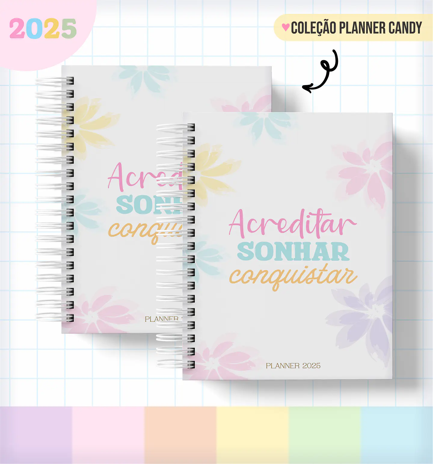 Arquivo Pack Planner Candy 2025 - LINA 8