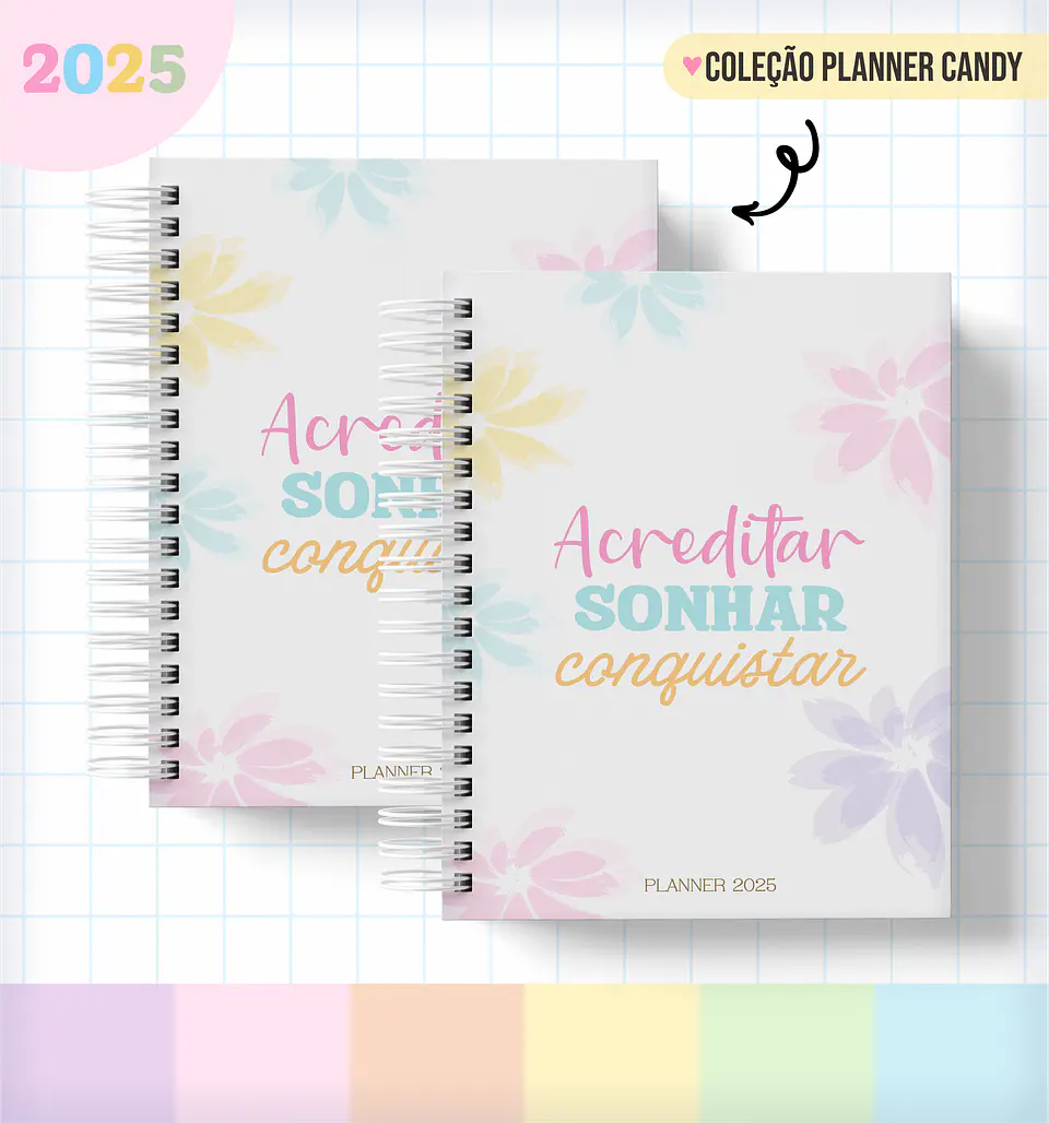 Arquivo Pack Planner Candy 2025 - LINA 8