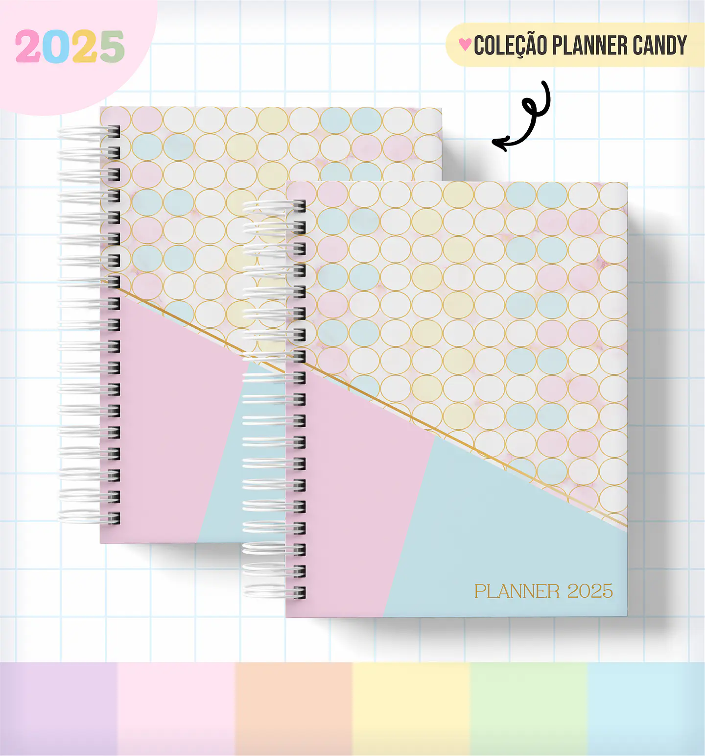 Arquivo Pack Planner Candy 2025 - LINA 11