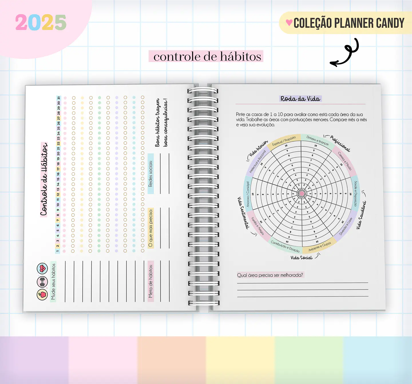 Arquivo Pack Planner Candy 2025 - LINA 13