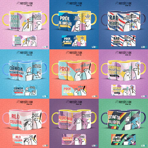 Arquivo Caneca Flork Profissões