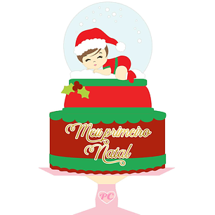 Arquivo de Corte Topo Meu Primeiro Natal