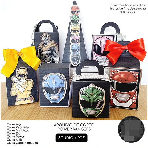 Arquivo de Corte Power Rangers