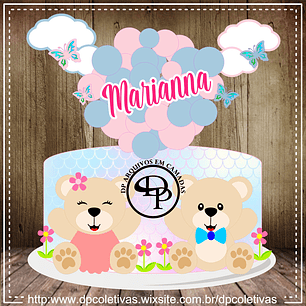 Arquivo de Corte Topo Ursinho 