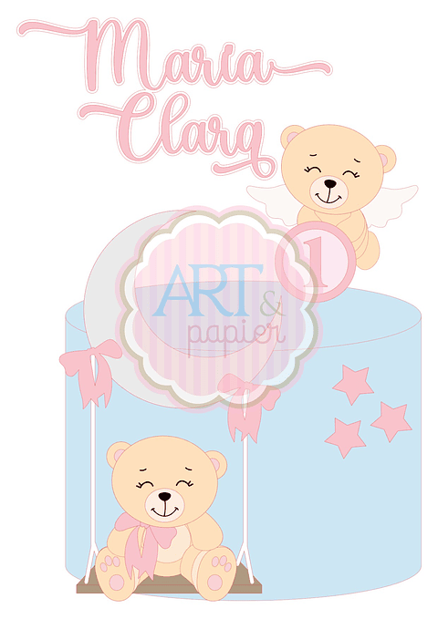 Arquivo de Corte Topo Ursinho