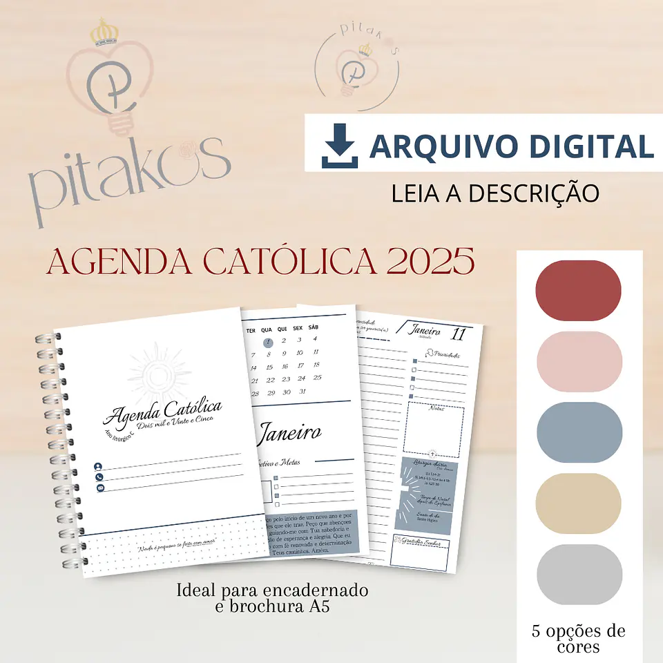 Arquivo encadernação agenda catolica 2025 2