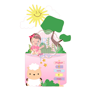 Arquivo de Corte Topo Ovelhinha