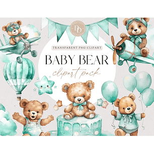 Kit Digital Ursinho Verde