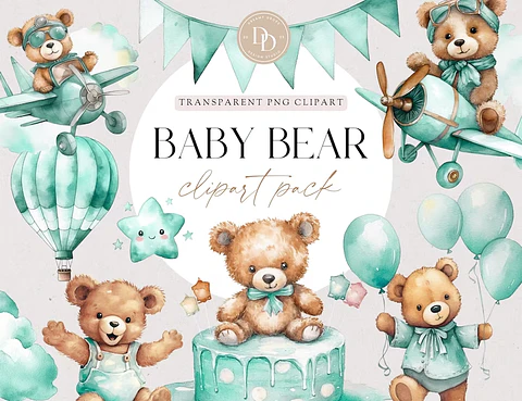 Kit Digital Ursinho Verde