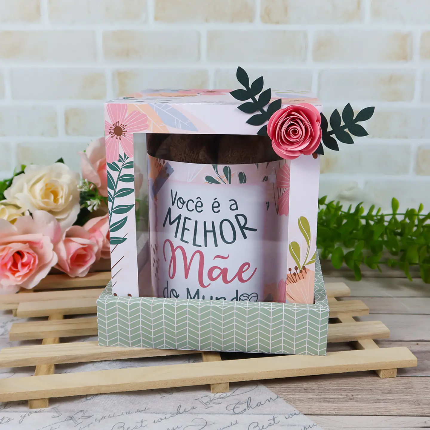 Arquivo de Corte Caixa Bolo Dia das Mães 2
