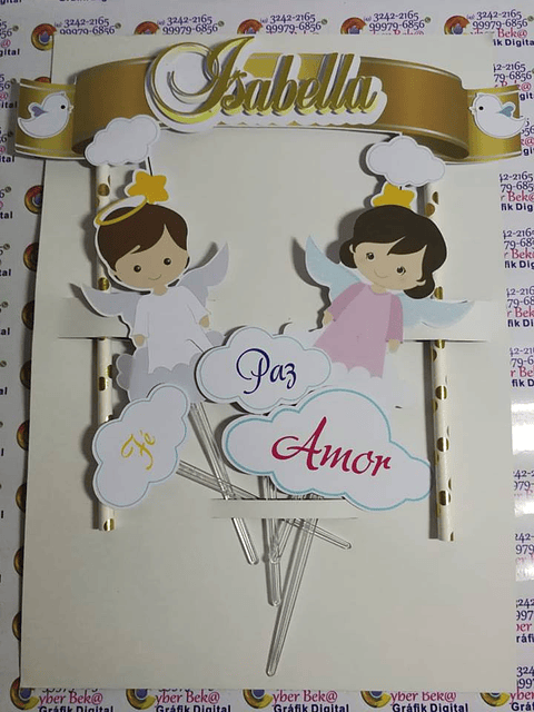 Arquivo de Corte Topo Batizado