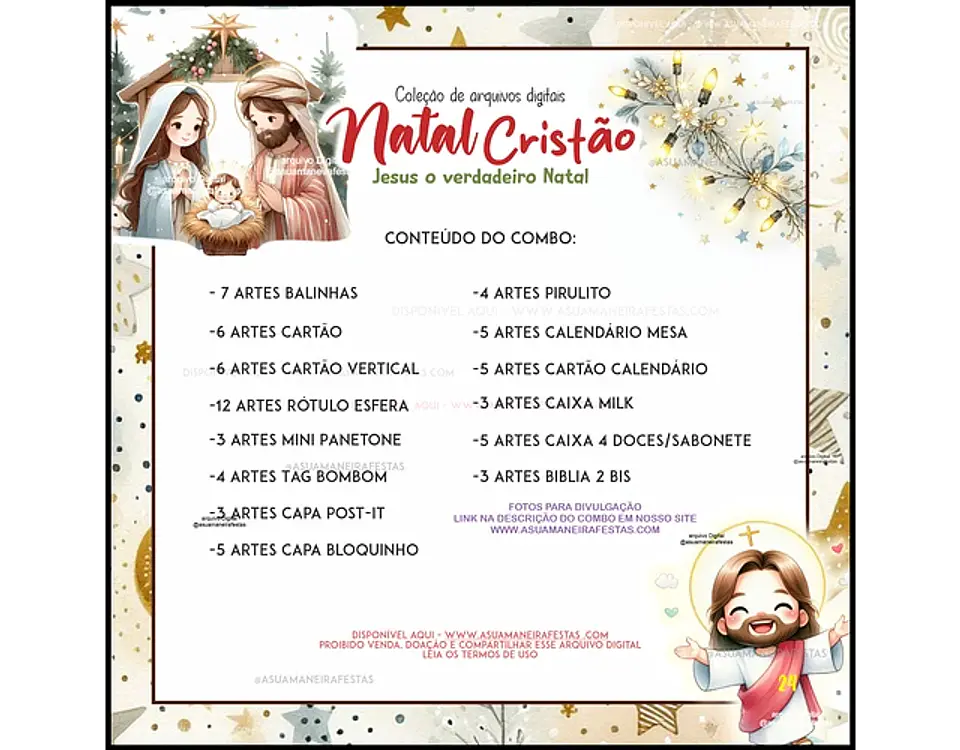 Arquivo Natal Cristão Jesus, o Verdadeiro Natal - a sua maneira festas 2