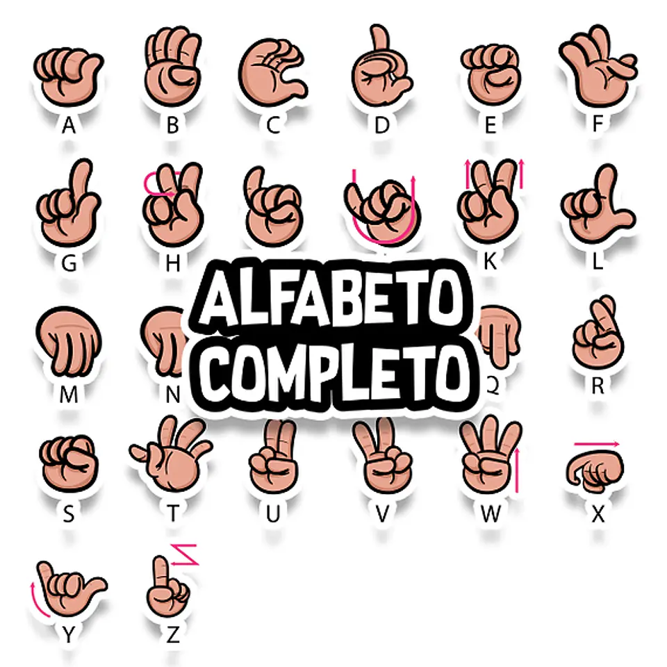 Kit Digital Alfabeto em Libras - KAFOFU 2