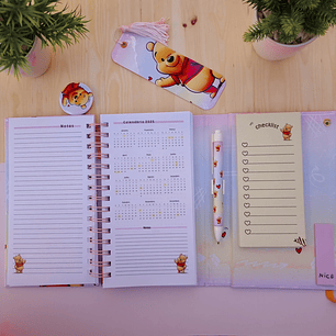 Arquivo Agenda + Caderno Slim Ursinho Pooh - Le Poly