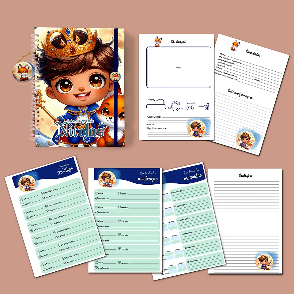 Arquivo Encadernação Baby Pequeno Principe - Le Polly 4