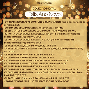 Arquivo Ano Novo 2025 Coleção Completa Reveillon - ILUSTRACIN
