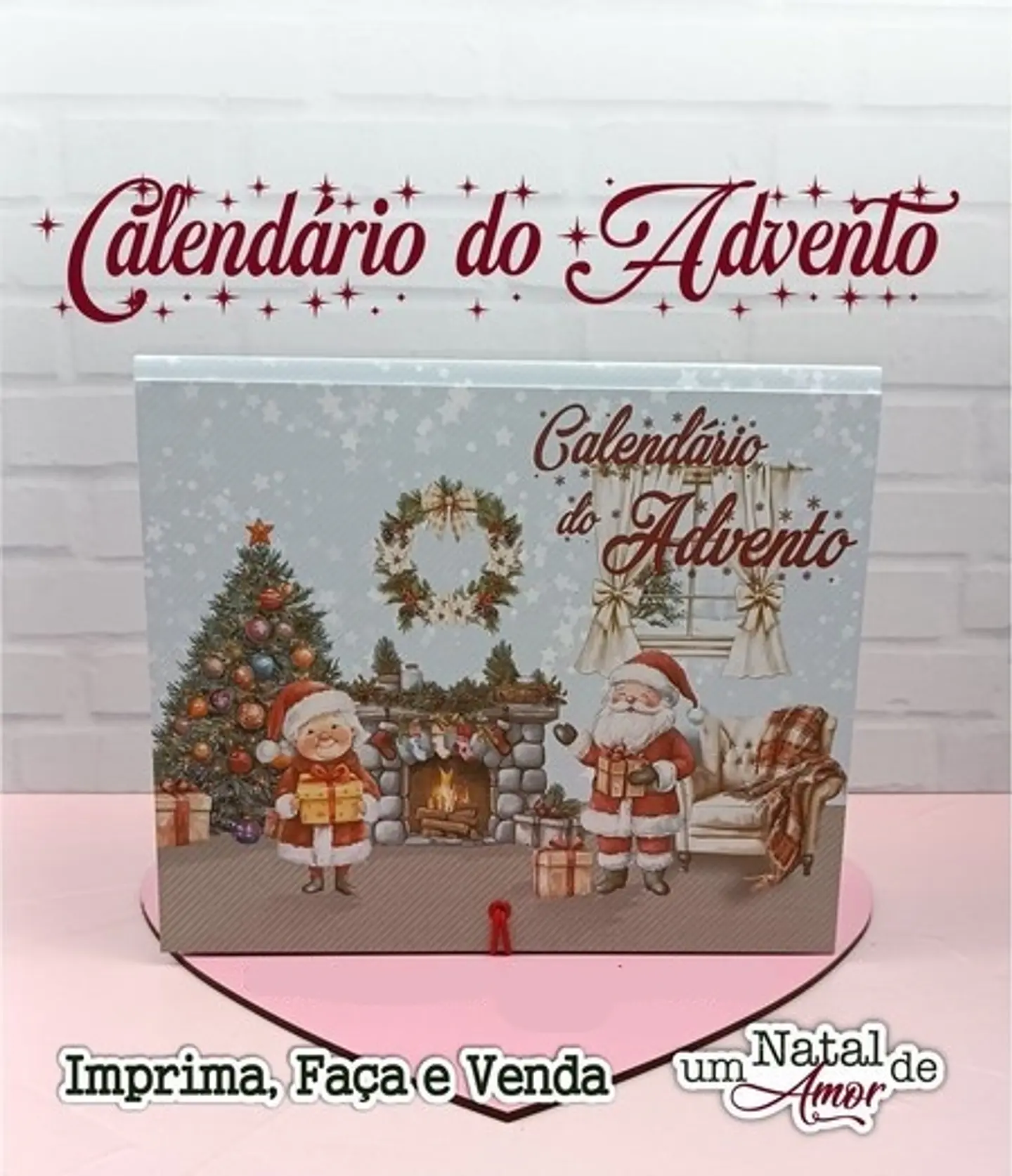 Arquivo Cartonagem Natal Calendário do Advento - RM ARTES 1