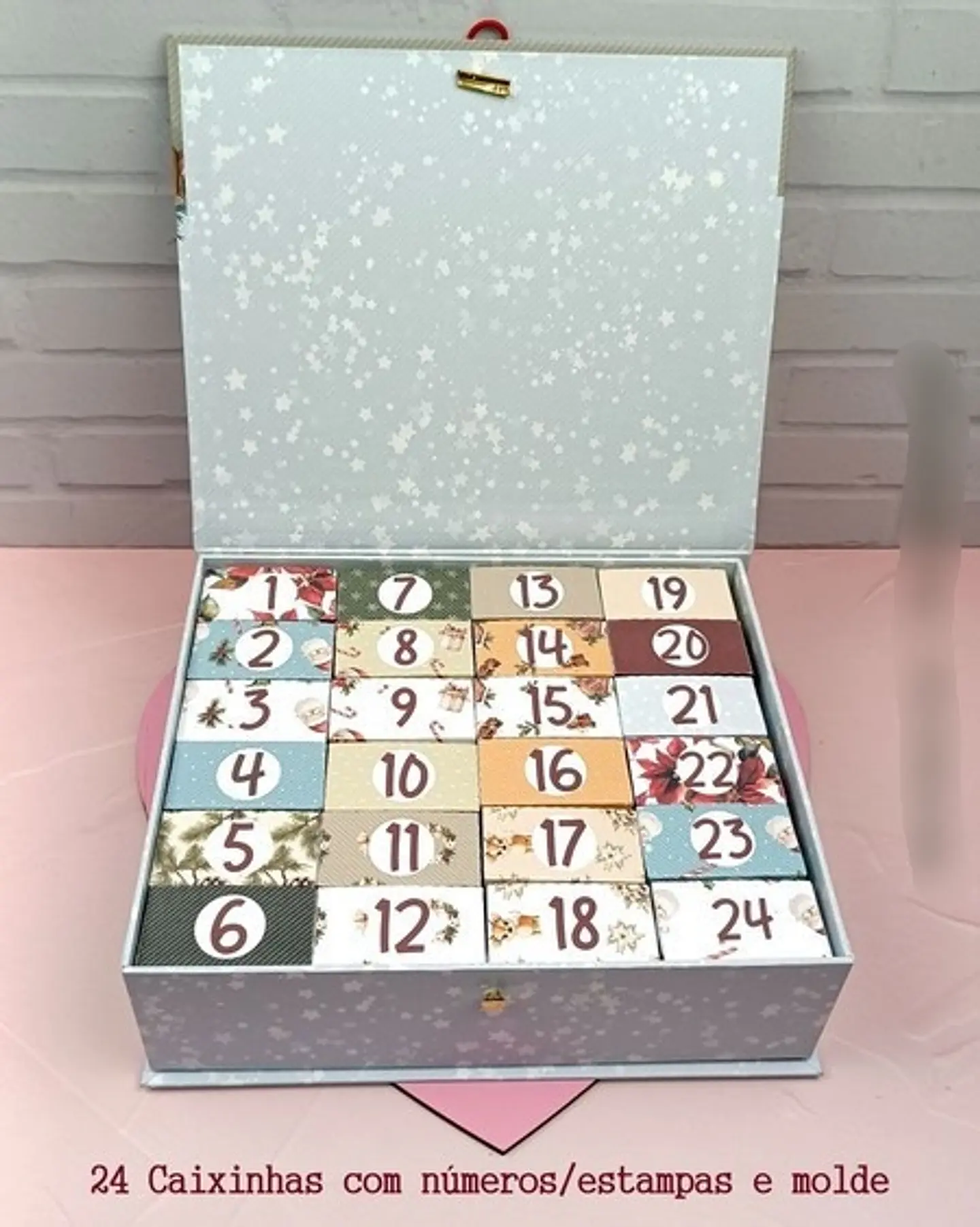 Arquivo Cartonagem Natal Calendário do Advento - RM ARTES 3