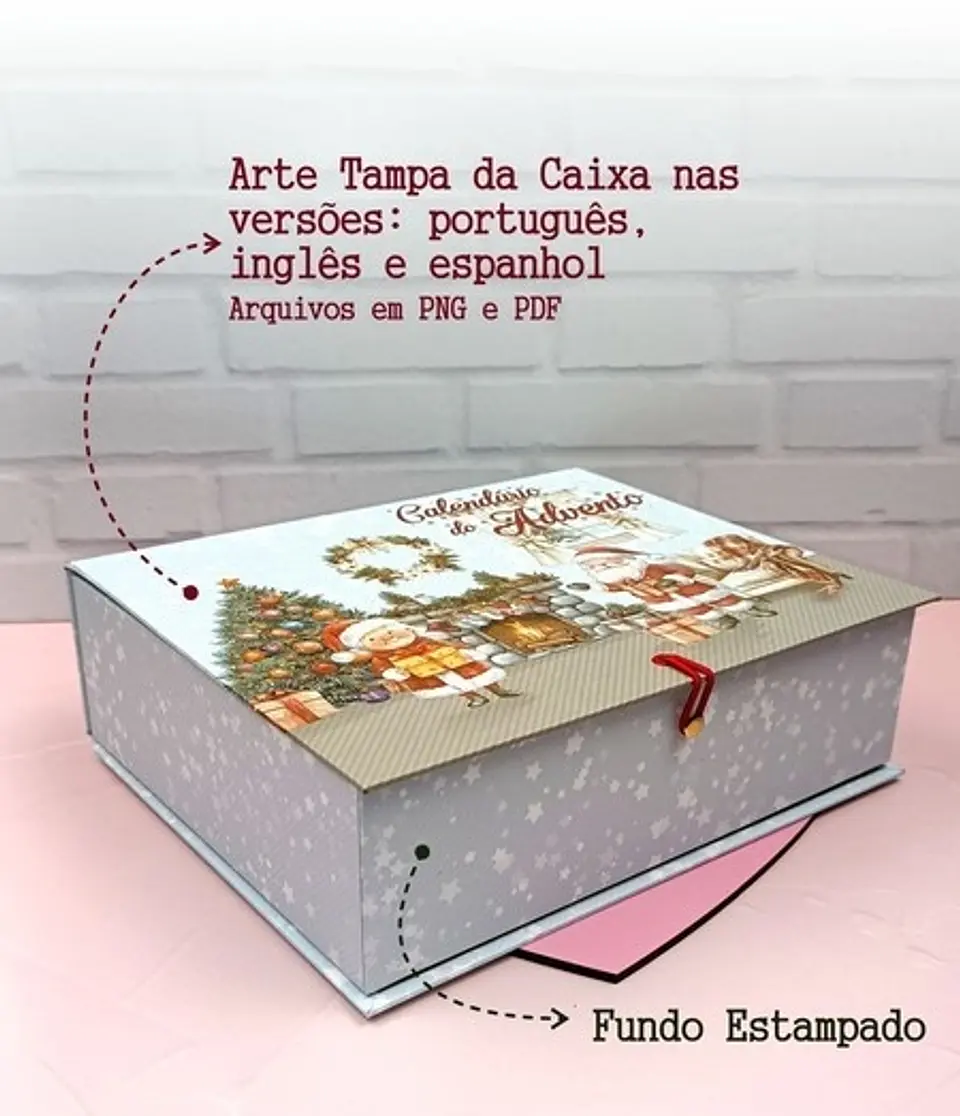 Arquivo Cartonagem Natal Calendário do Advento - RM ARTES 4