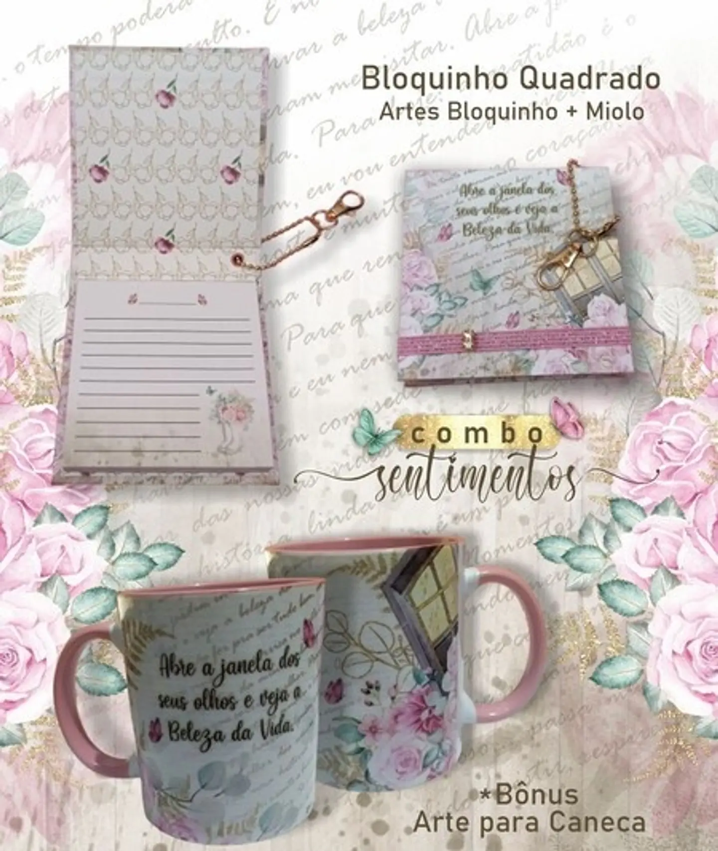 Arquivo Cartonagem Combo Sentimentos - RM 2